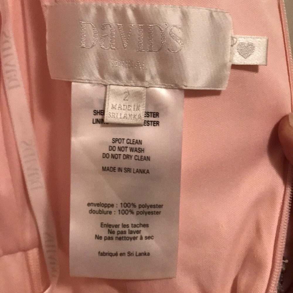 NWT DAVID’S BRIDAL DRESS - Picture 8 of 10